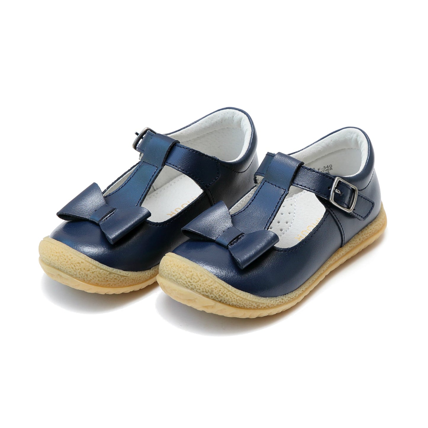 L'Amour Emma Bow T-Strap - Navy
