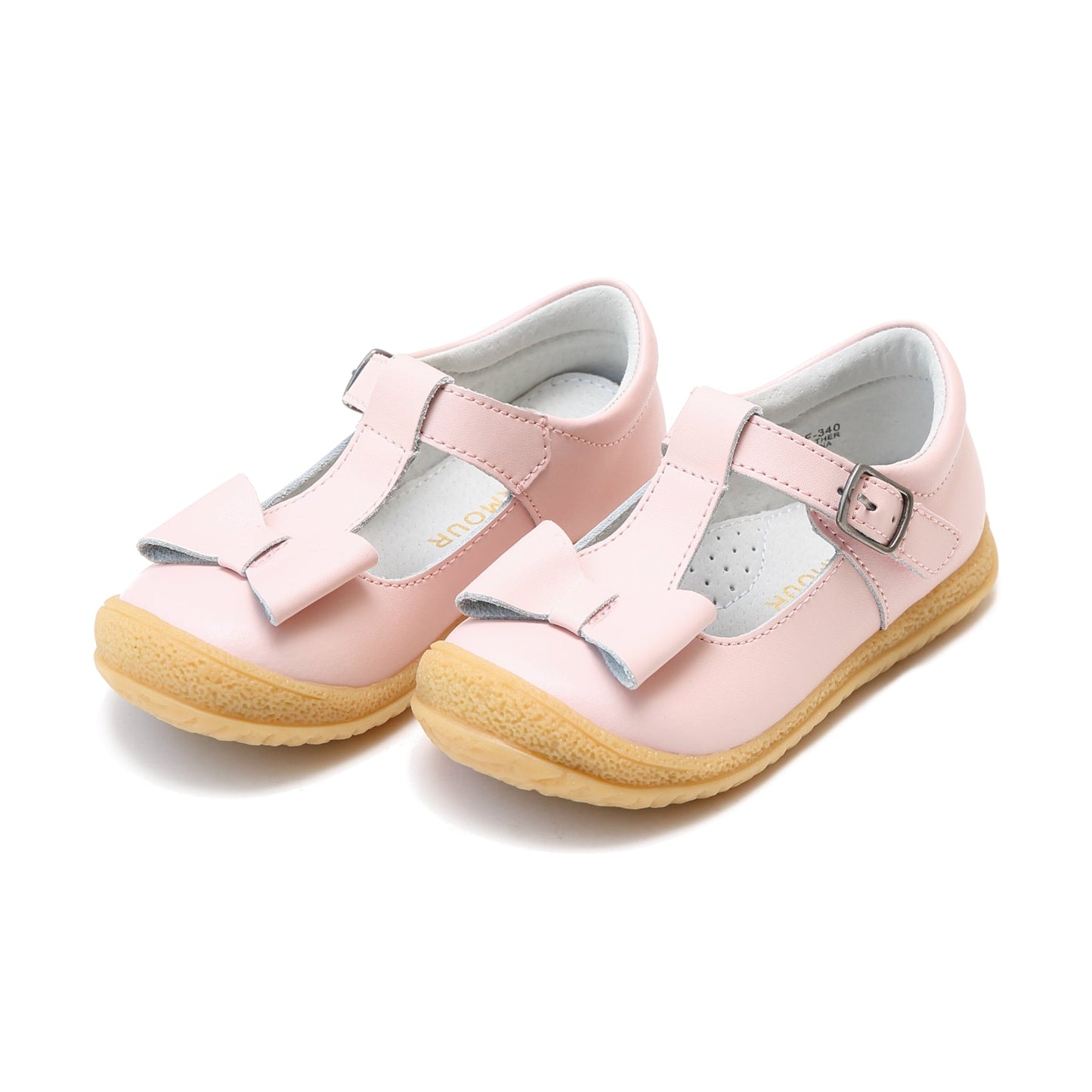 L'Amour Emma Bow T-Strap - Pink