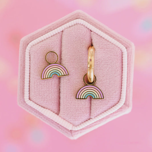 Tiny Rainbow Charms
