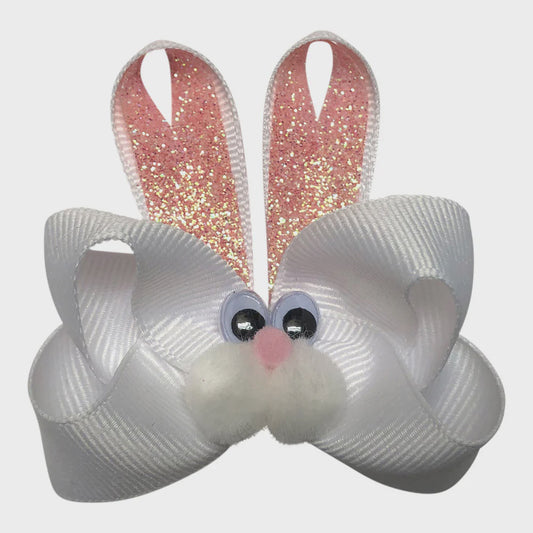 Bunny w/ Glitter Ears Clip