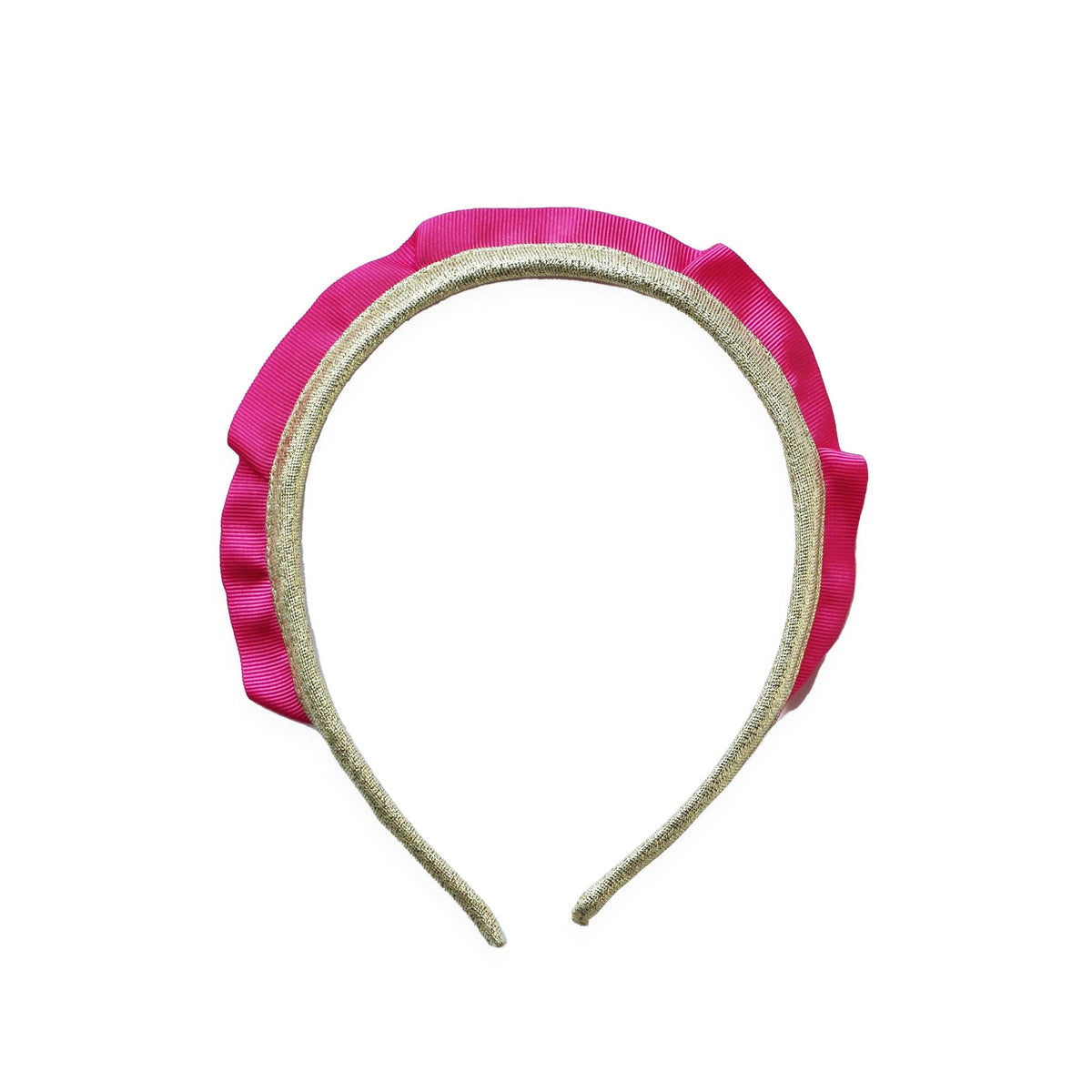 Eva's House Party Crown Headband - Gold and Watermelon Pink