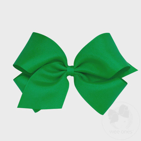 King Grosgrain Bow - Green