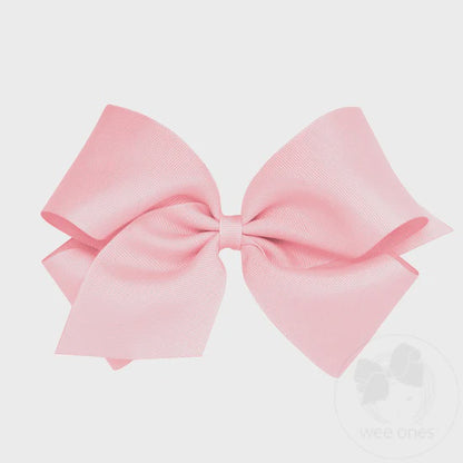 King Grosgrain Bow - Light Pink