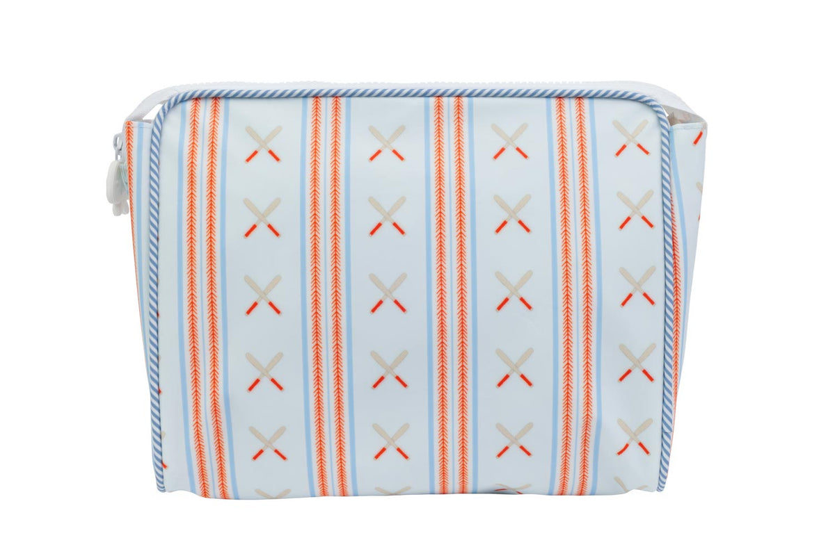 Apple of My Isla Large Go Bag in Baseball