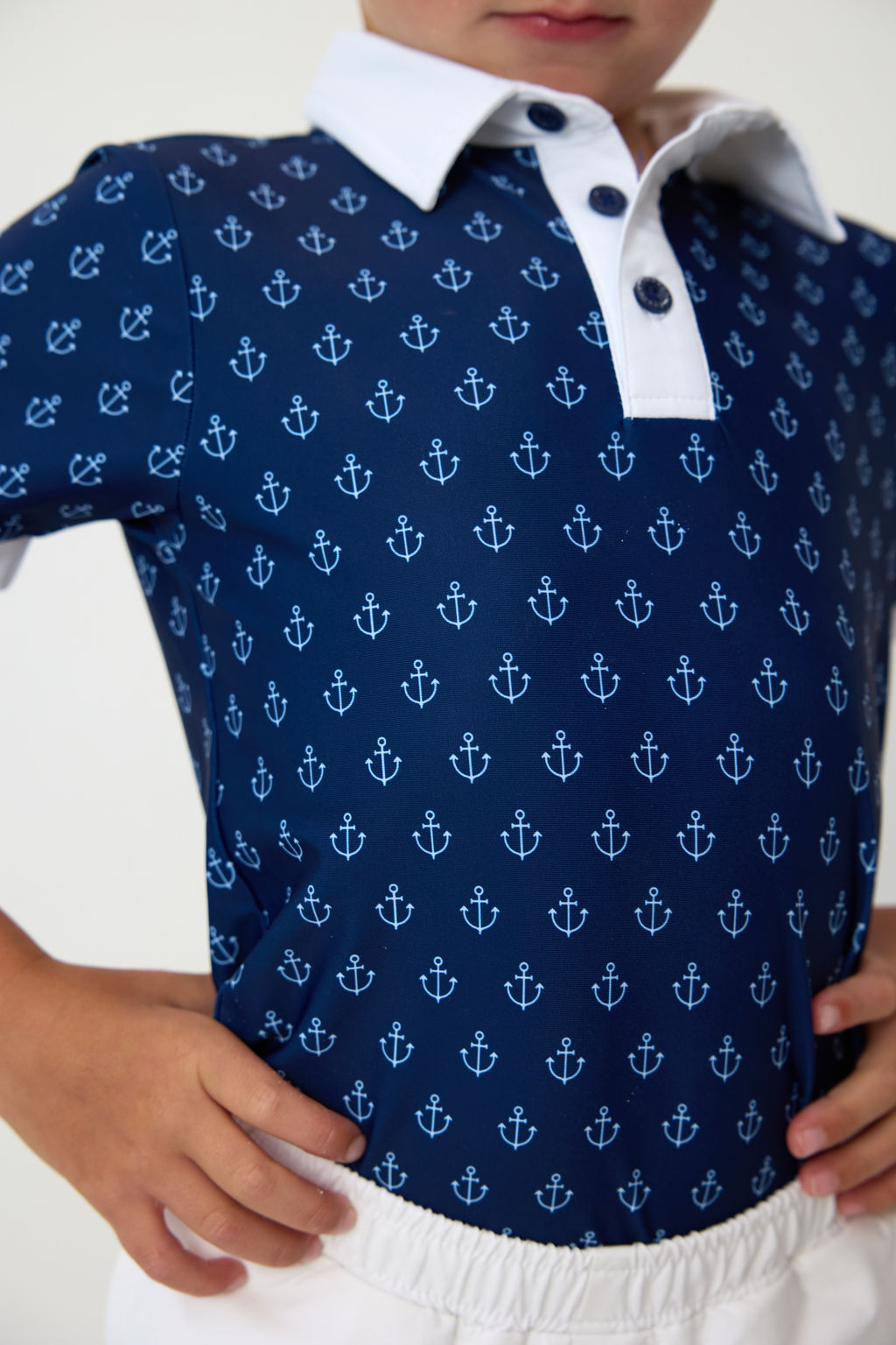 Polo Shirt Nautical - Anchor Print (4)
