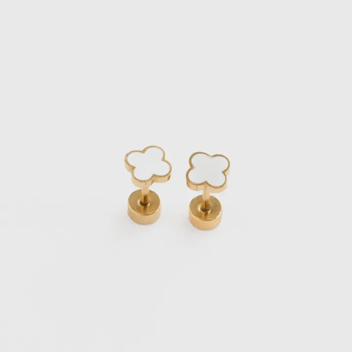 Quatrefoil Stud Earrings