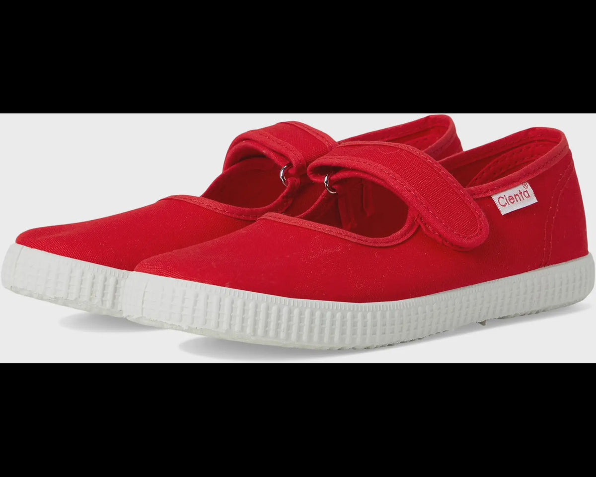 Cienta Plain Mary Jane - Rojo-02