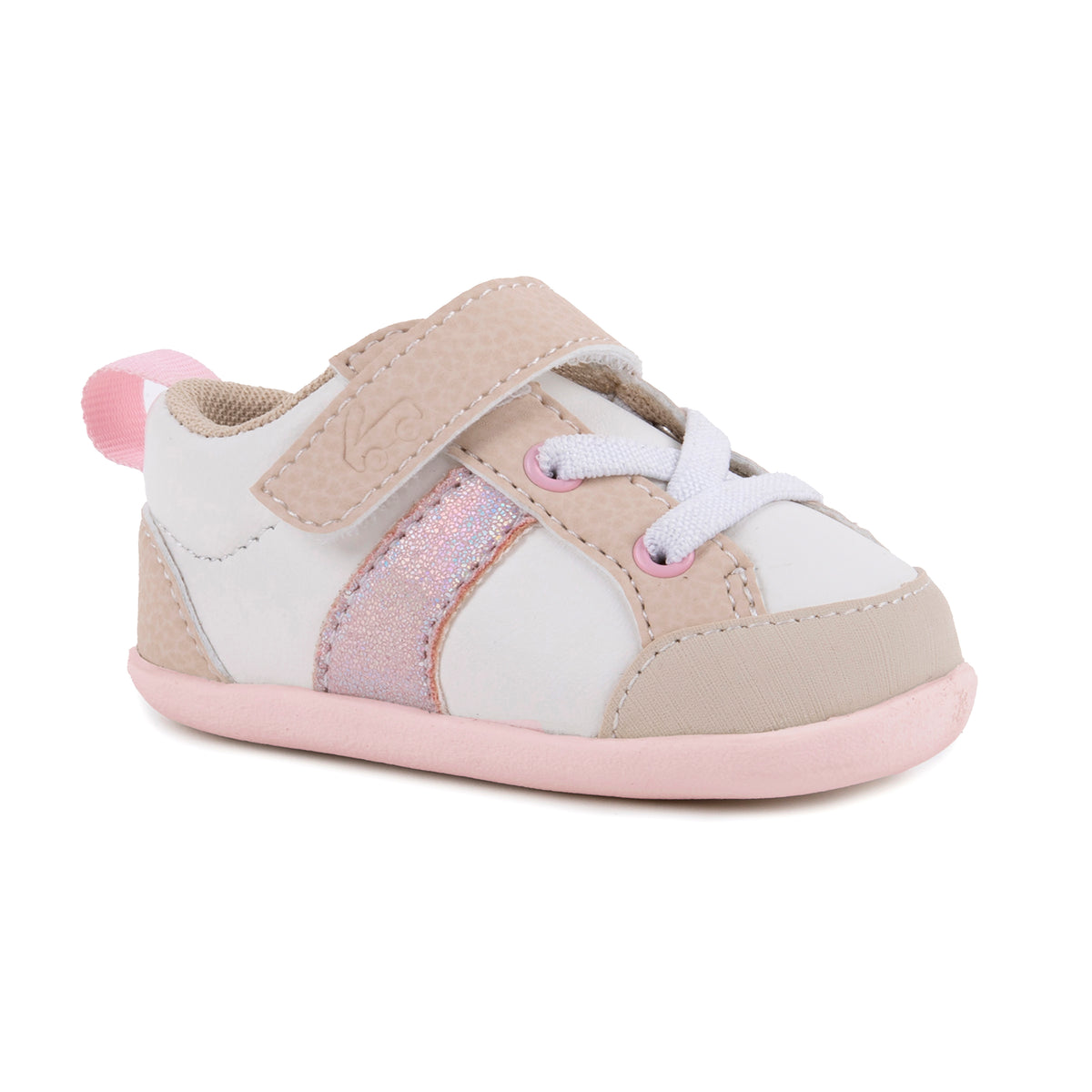 See Kai Run | Connor Mini (First Walker) | White/Oatmeal | Envoy SML165F302 | 01