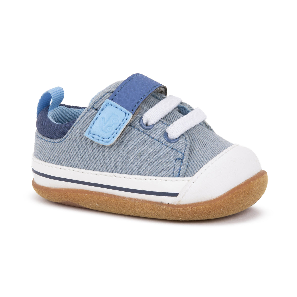 See Kai Run | Stevie Mini | Washed Denim | Envoy SML166M131 | 01