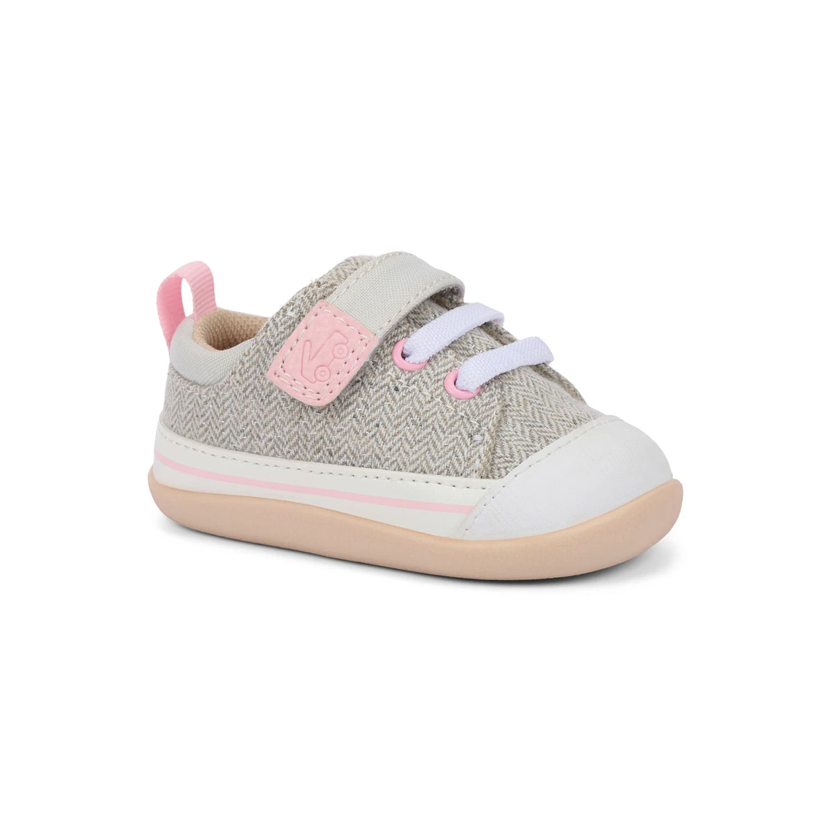 See Kai Run | Stevie Mini | Gray Herringbone | Official SML166U521 | 01