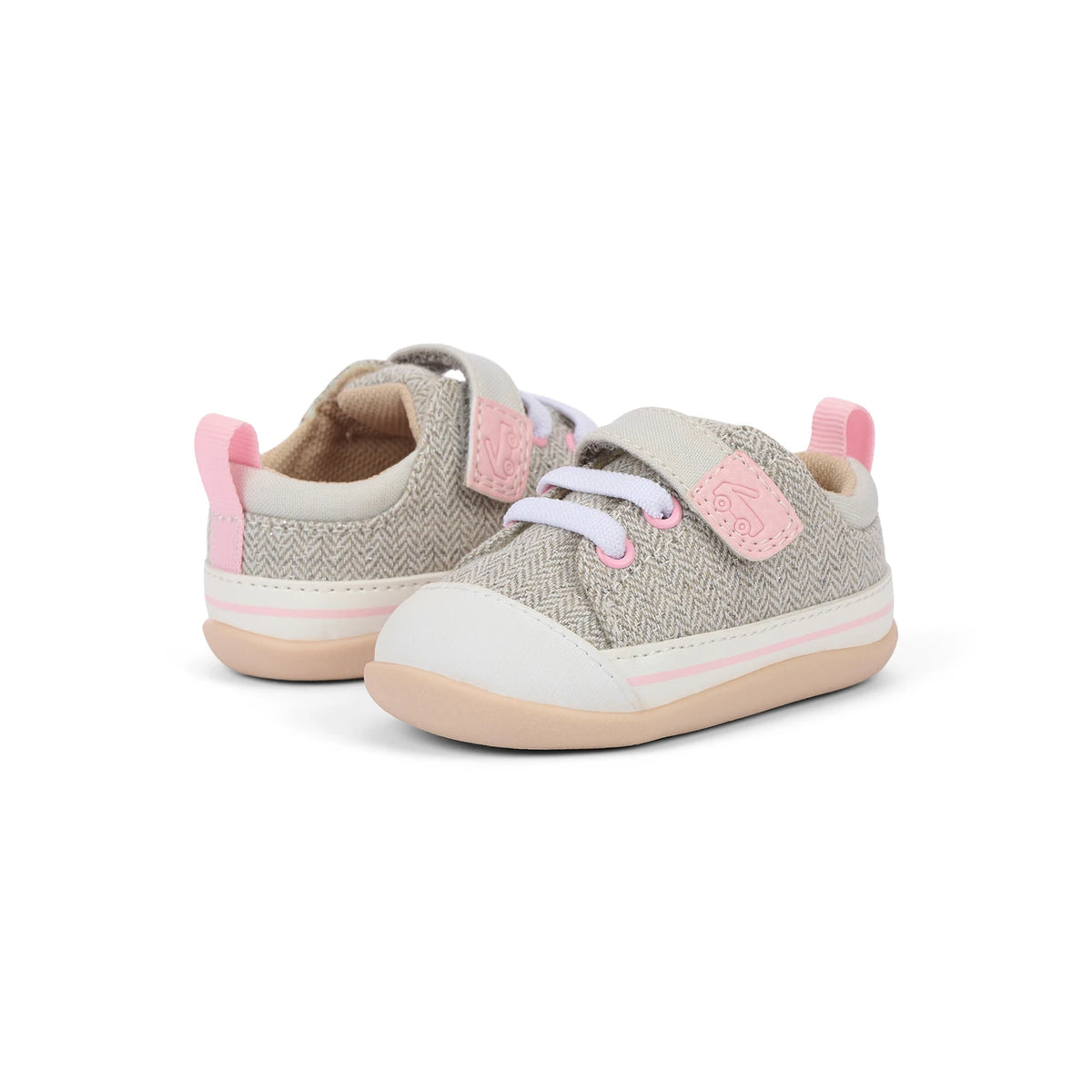 See Kai Run | Stevie Mini | Gray Herringbone | Official SML166U521 | 07