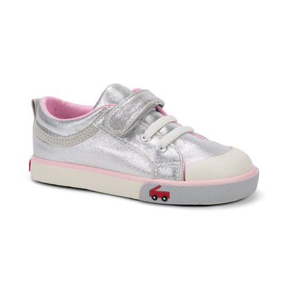 See Kai Run | Kristin | Silver/Pink | Lightspeed primary