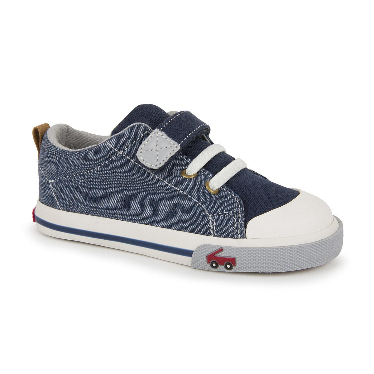 See Kai Run | Stevie II | Chambray | Lightspeed primary