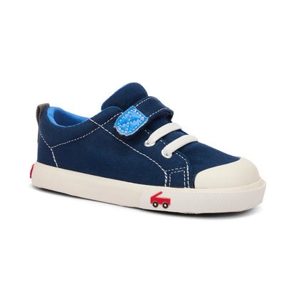 See Kai Run | Stevie II | Navy Canvas | Lightspeed primary