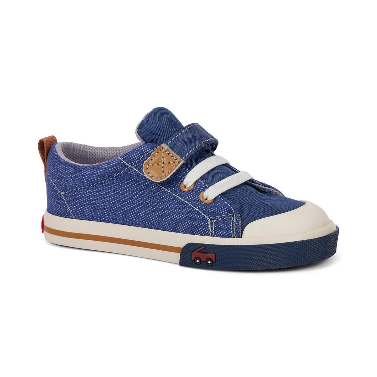 See Kai Run | Stevie II | Navy Denim | Lightspeed primary