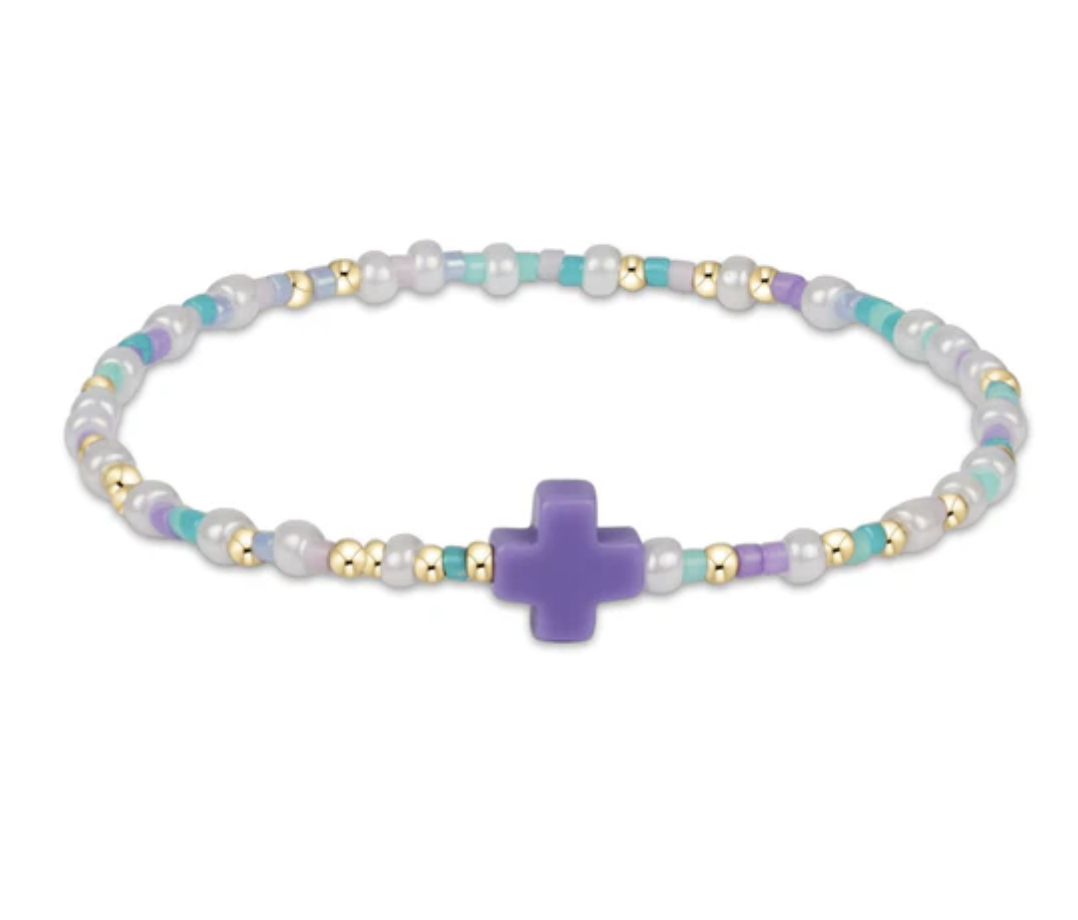 Hope Unwritten Signature Cross Bracelet How Do You Lilac Me Now