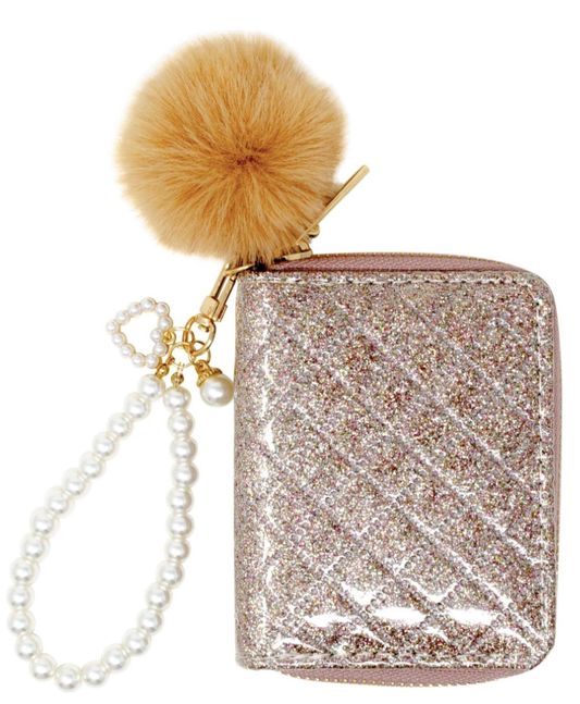 Sparkle Pearl Strap Wallet
