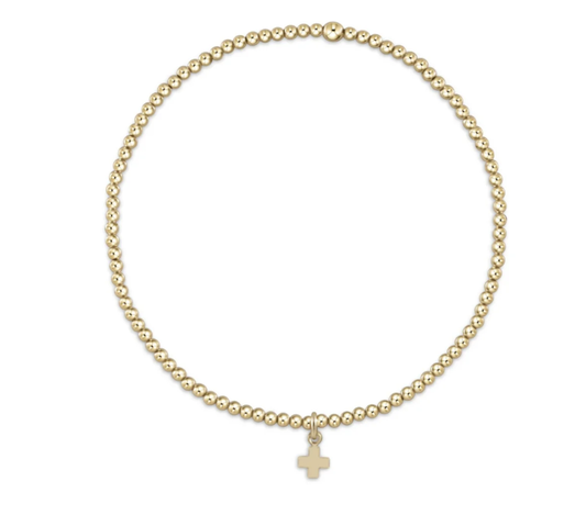 Egirl Classic Gold 2MM Small Cross Charm