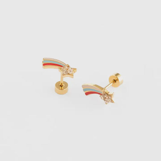 Shooting Star Stud Earrings