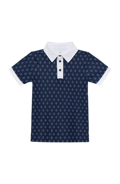 Polo Shirt Nautical - Anchor Print