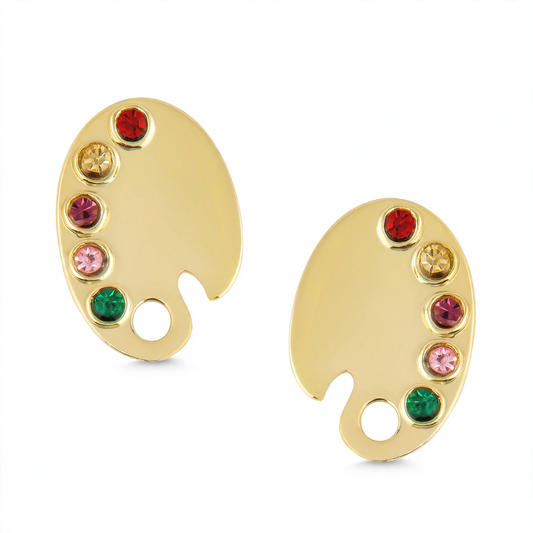 Art Palette Stud Earrings