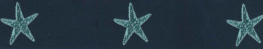 Motif Belt Blue Starfish