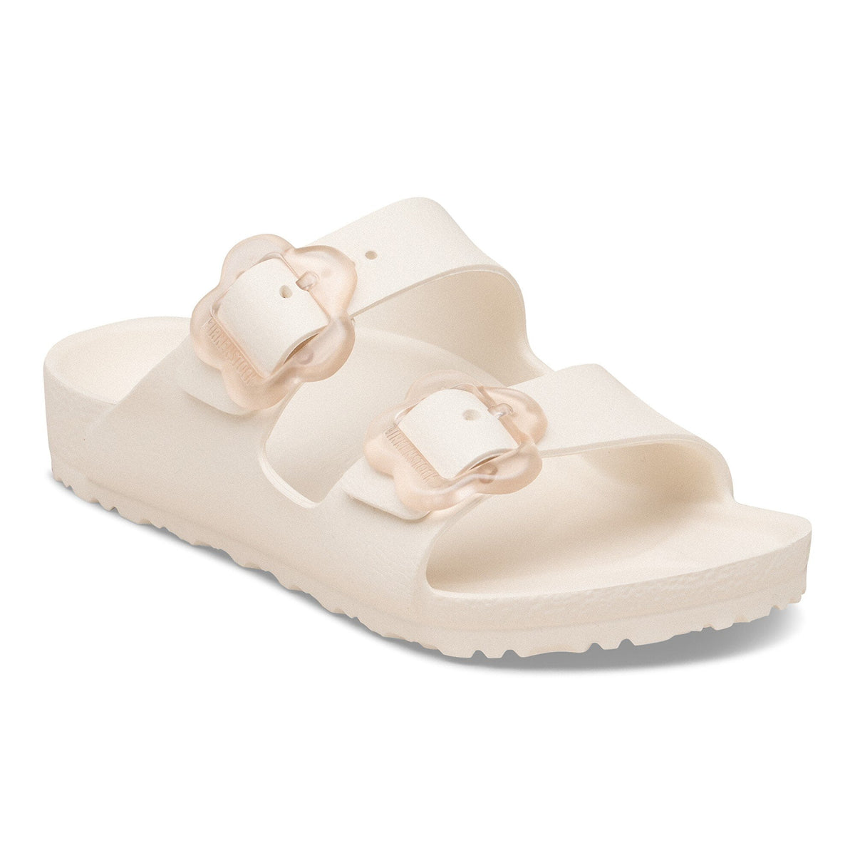 Birkenstock Arizona Flower EVA Kids sandal in Eggshell
