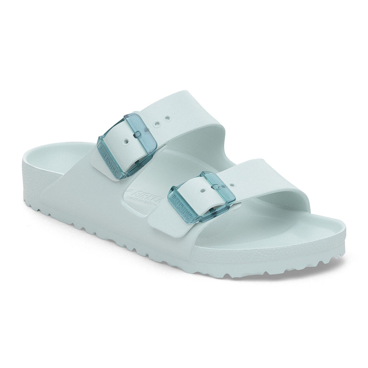 Birkenstock Arizona Stealth Buckle EVA sandal in Surf Green