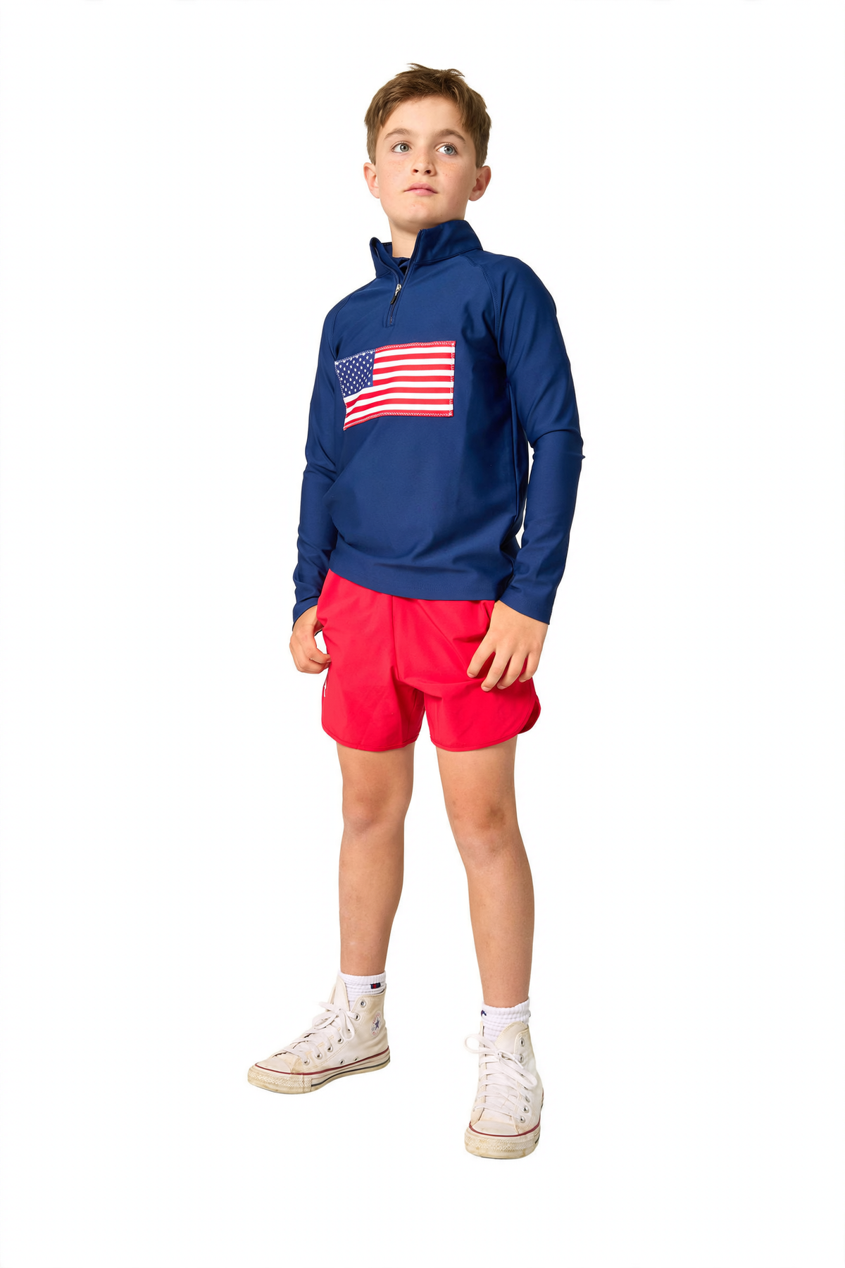 Boy's Super Short Red lifestyle