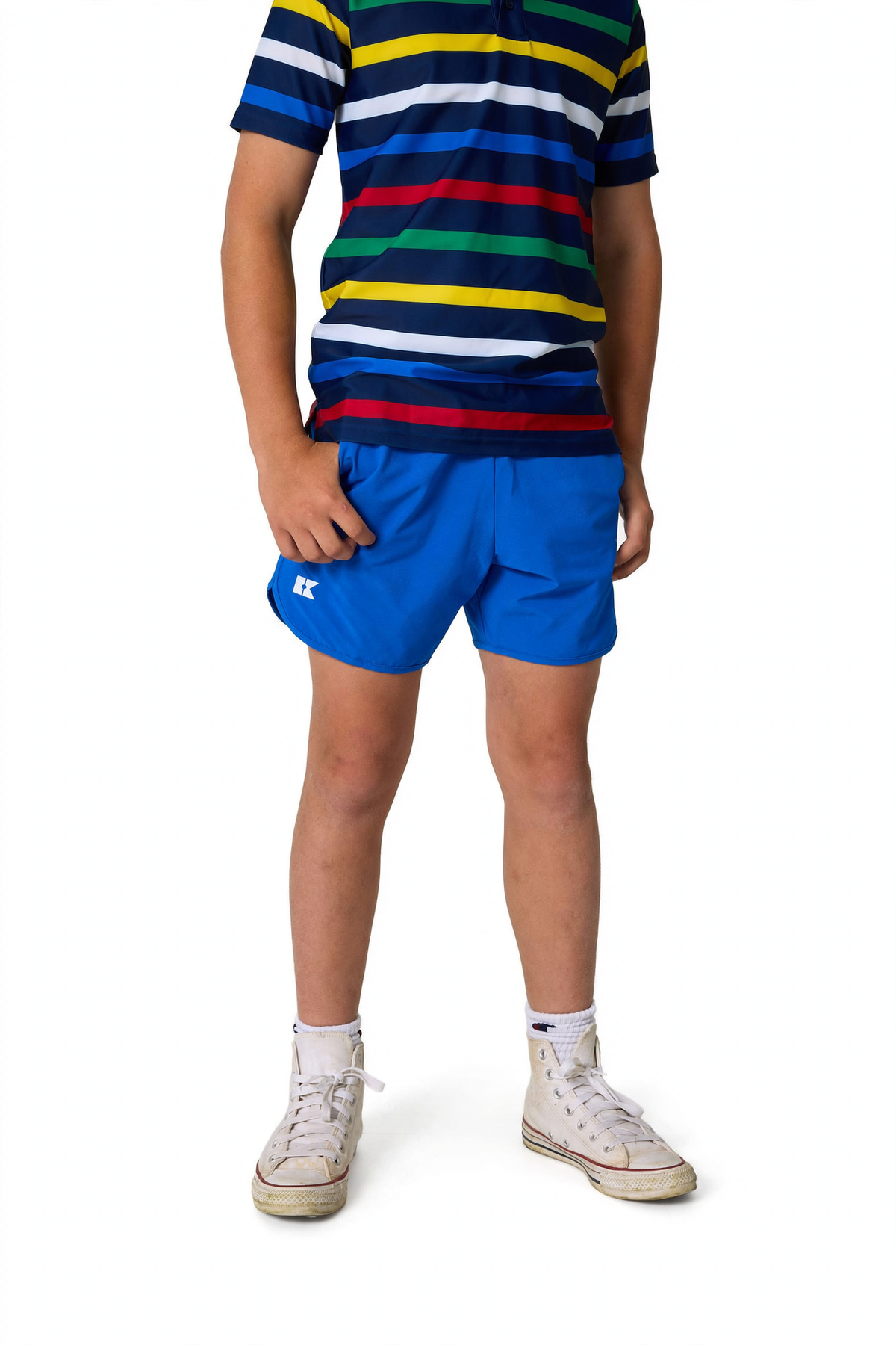 Boy's Super Short Royal Blue lifestyle