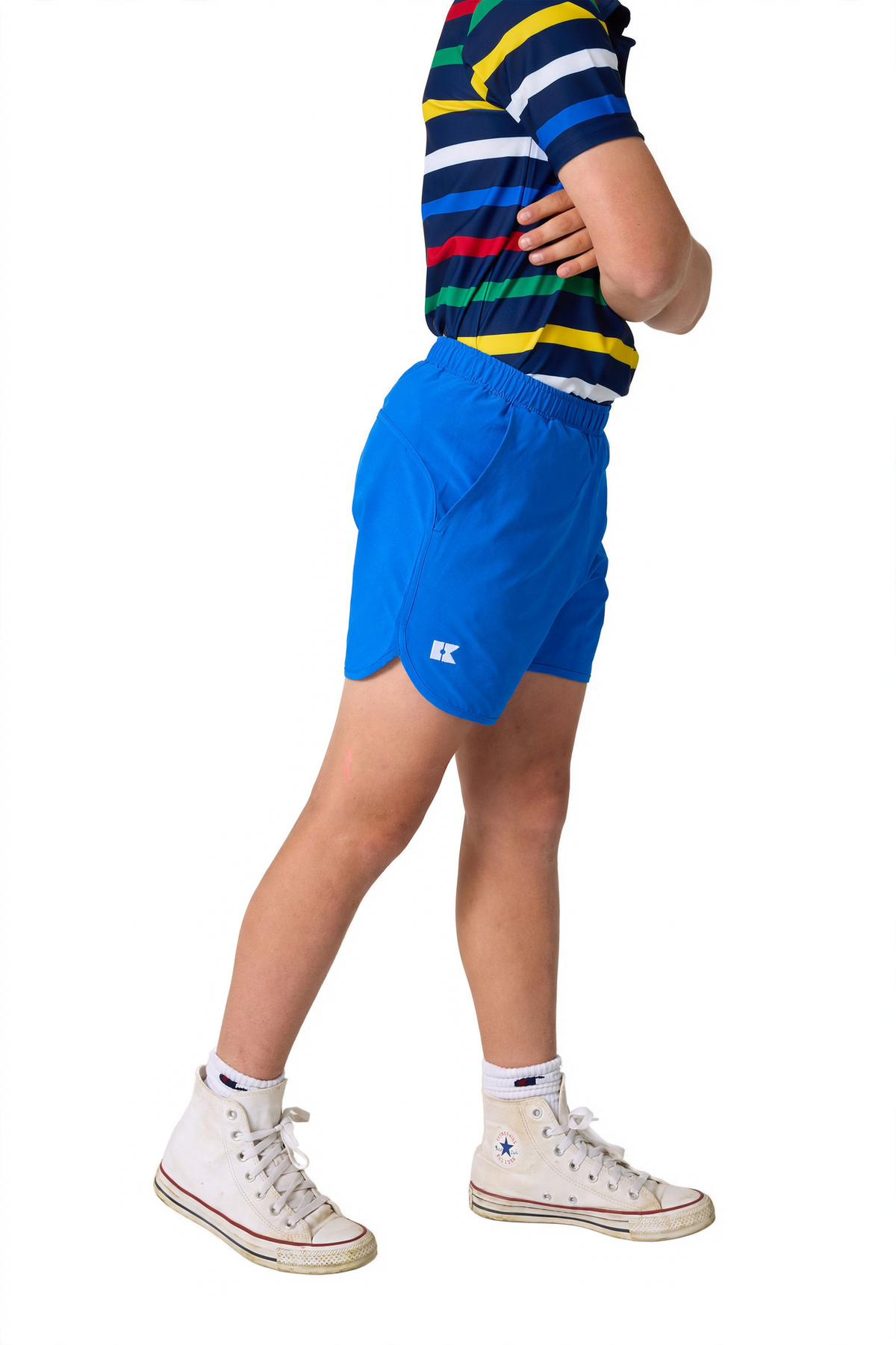Boy's Super Short Royal Blue detail