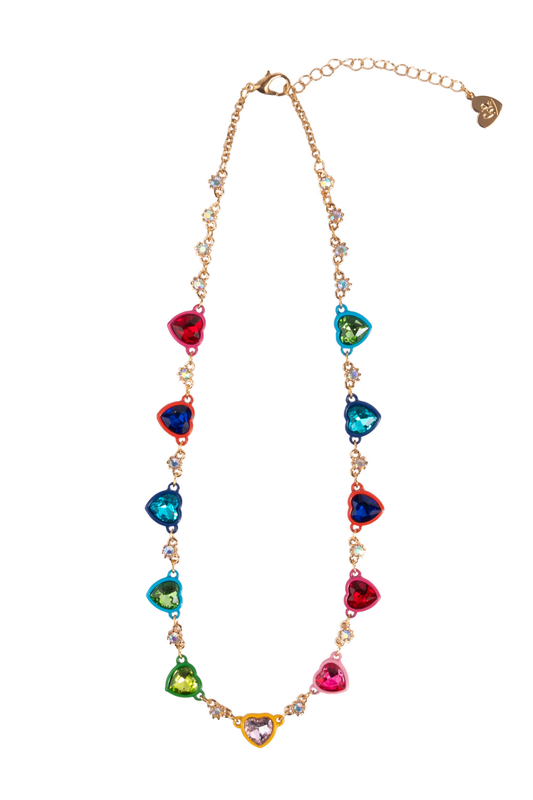 Candy Hearts Necklace by Great Pretenders
