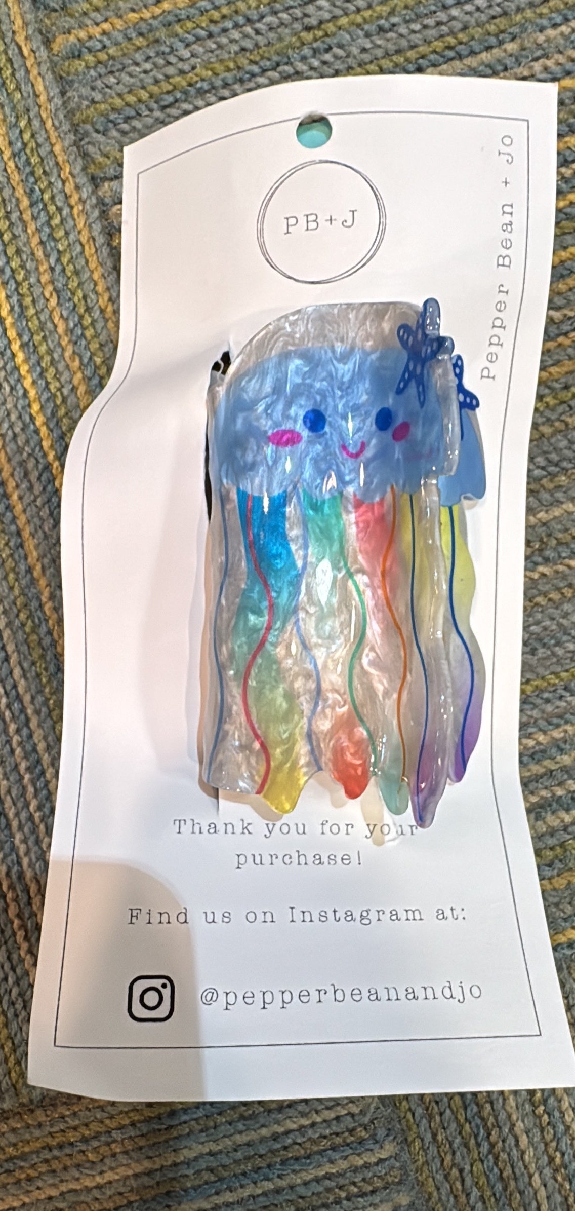 Jellyfish Hair Clip