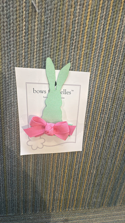 Bunny w/ Bow Clip