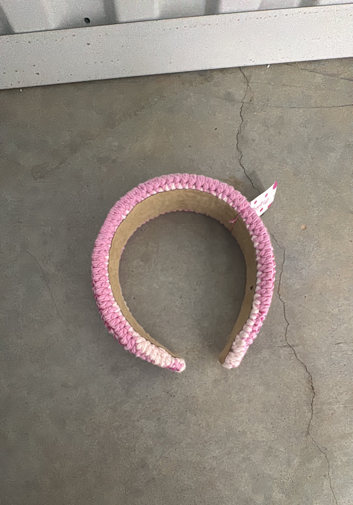 Pink and purple head band