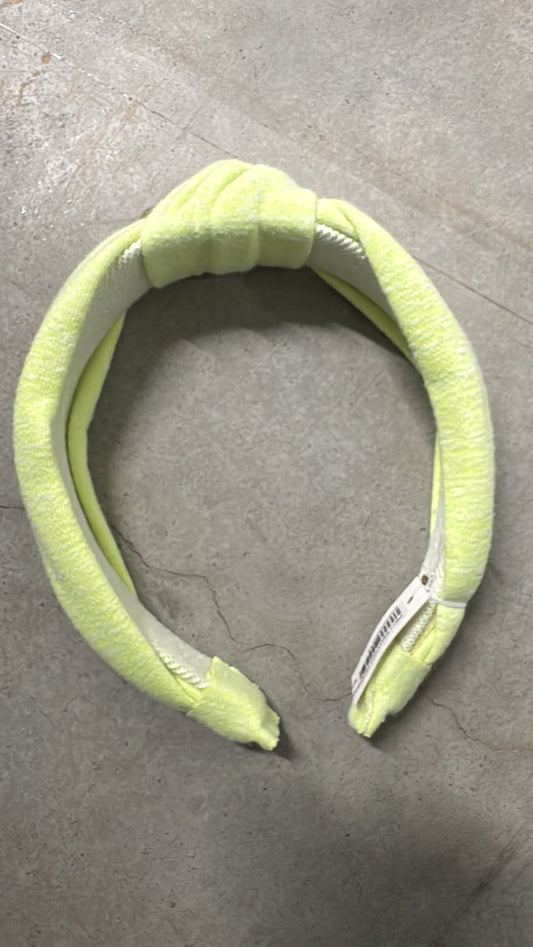 Neon green headband