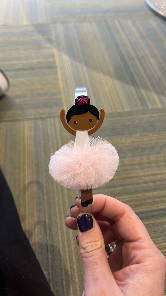 Ballerina w/ Hot Pink Crown