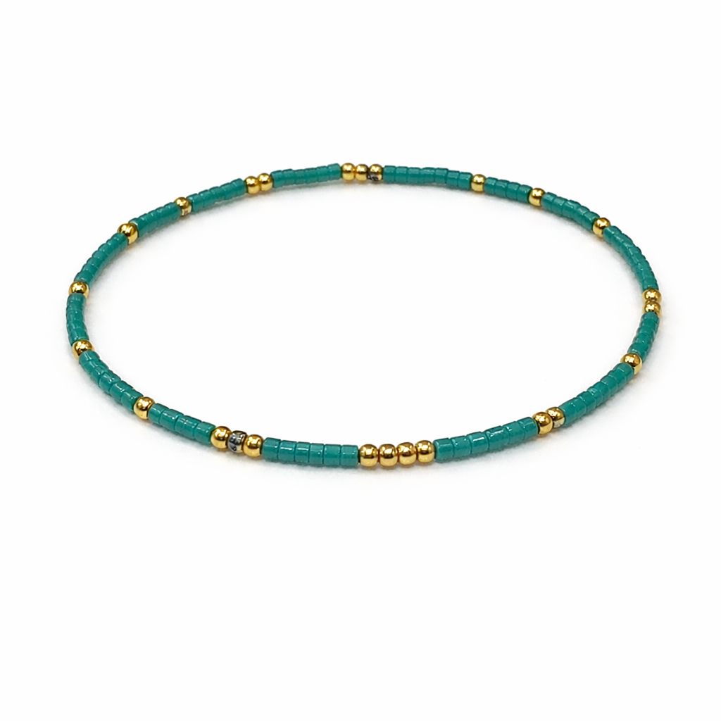 CK Seaside Bracelet 5.5" — Teal