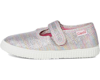 Cienta Sparkly T-Strap - Multicolor-96