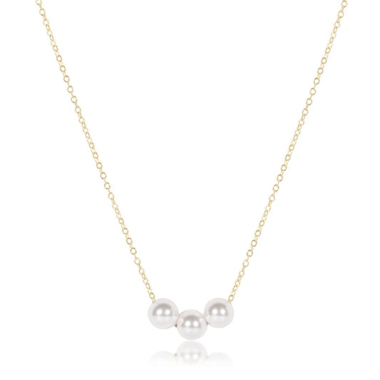 Egirl 14" Necklace Gold, Joy Pearl