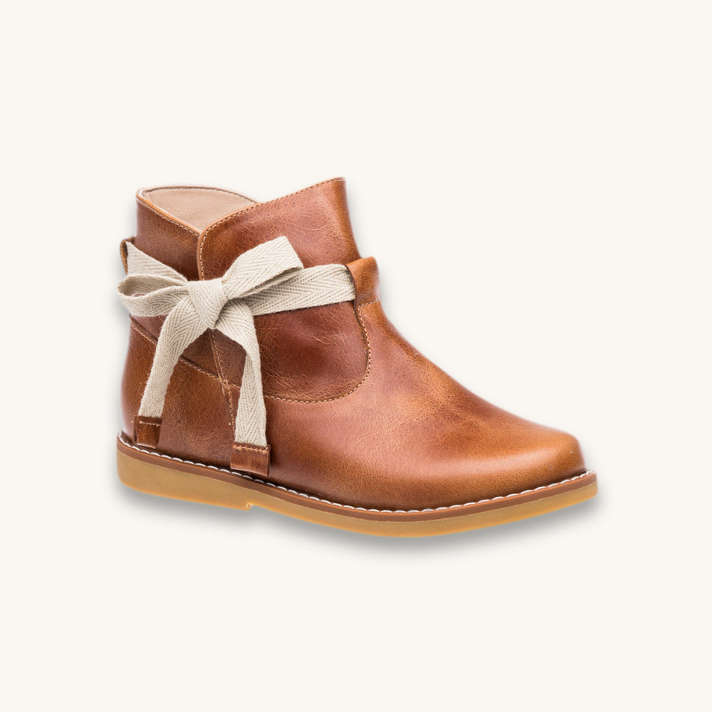 Elephantito Sunny Bootie 2203 in Brown Leather, official manufacturer image