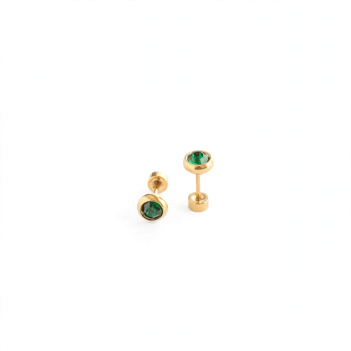 Emerald Studs