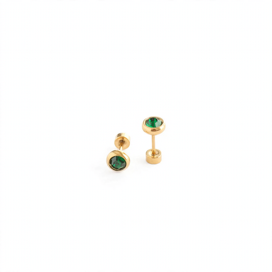 Emerald Studs