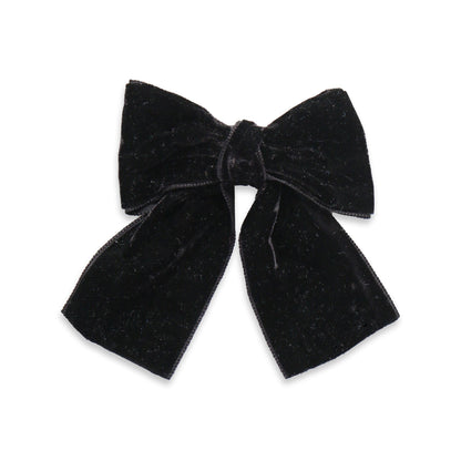 Eva's House Big Velvet Sailor Bow – Black