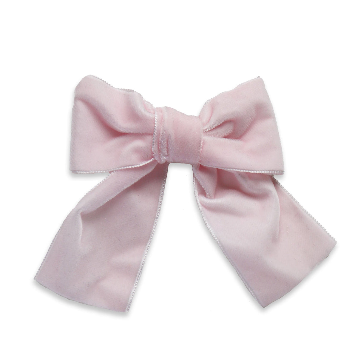 Eva's House Big Velvet Sailor Bow – Light Pink