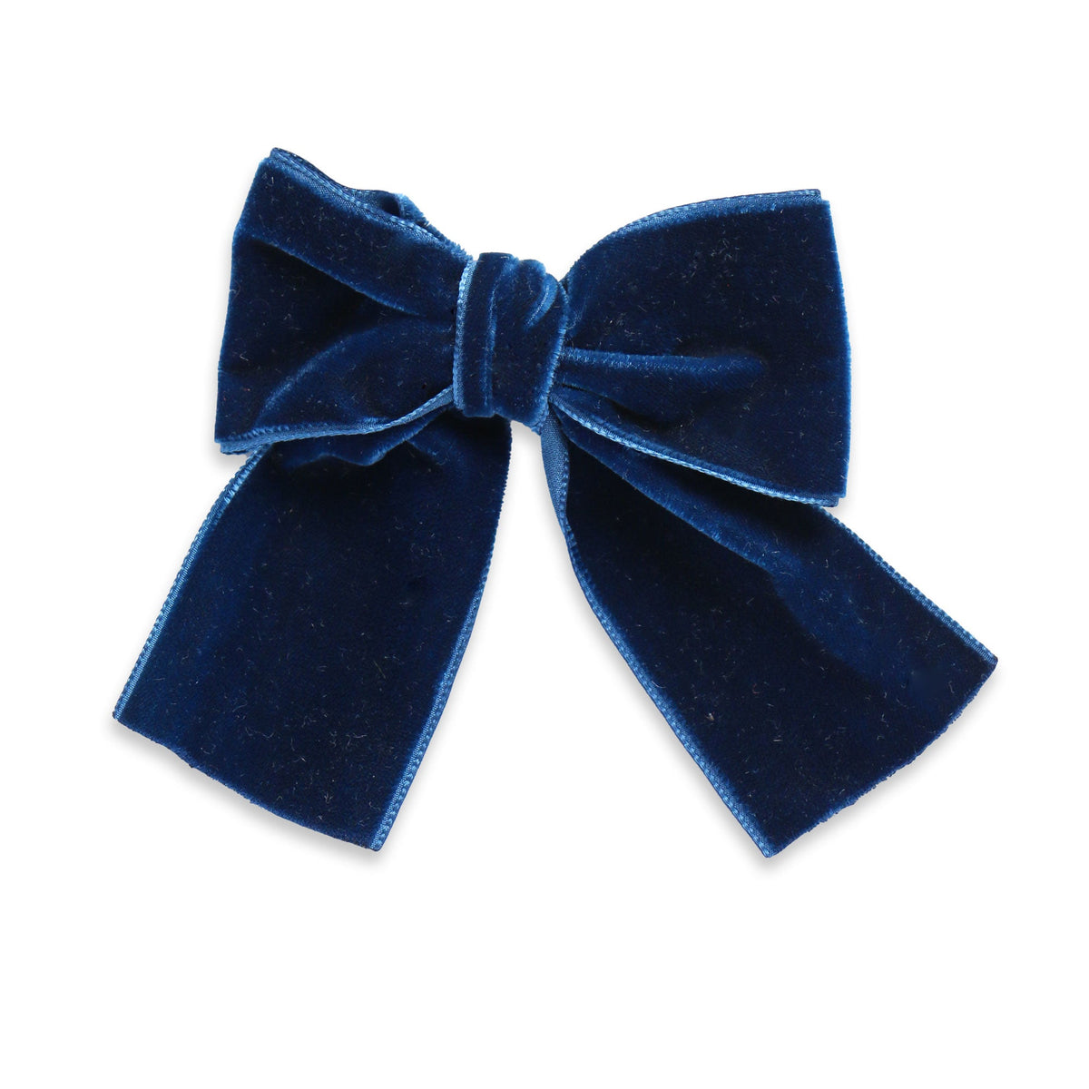 Eva's House Big Velvet Sailor Bow – Navy Blue