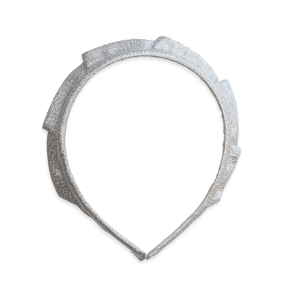 Eva's House Metallic Crown Headband – Silver