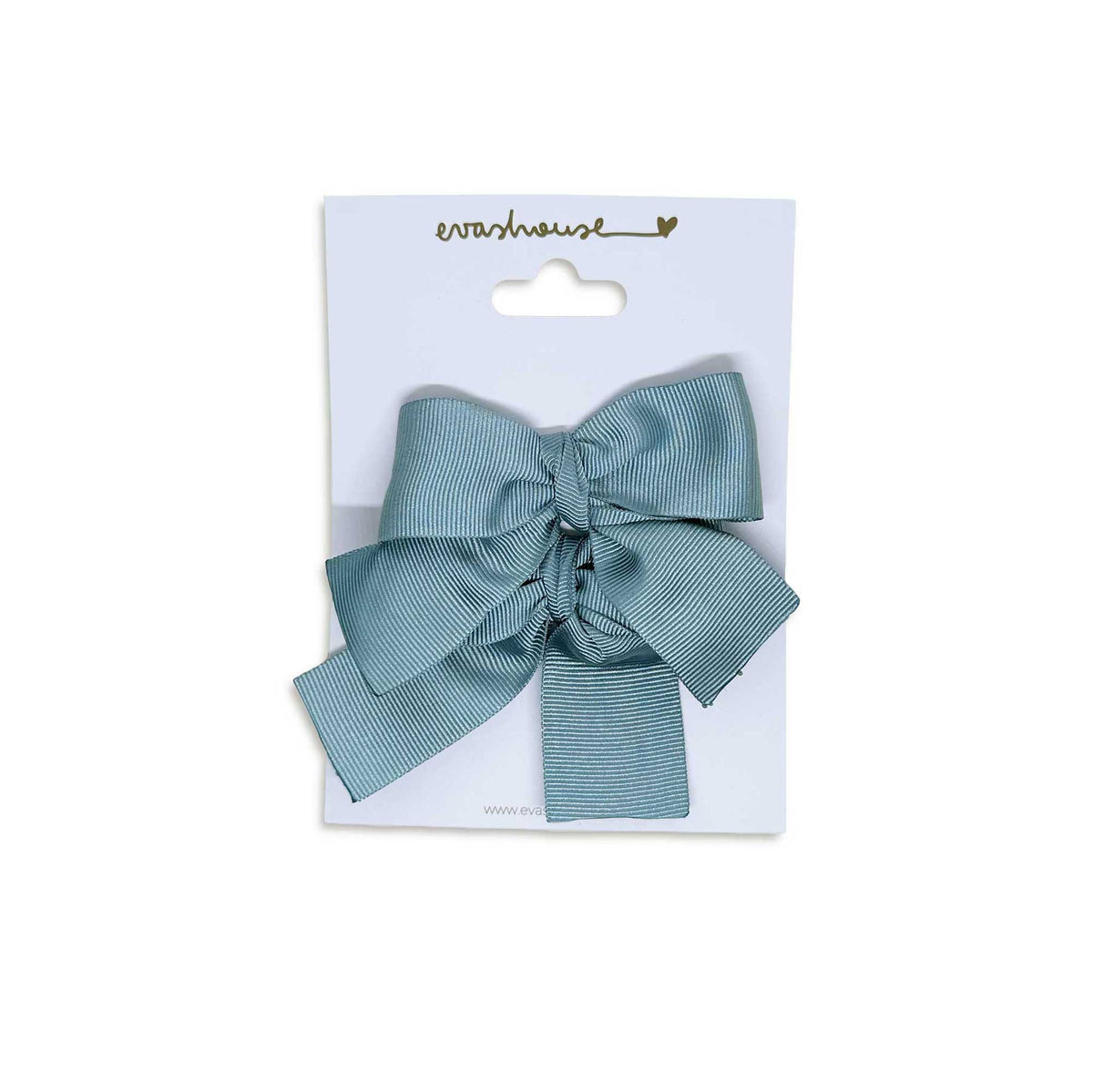 Eva's House Set of two small sailor hair bows – Powder Blue