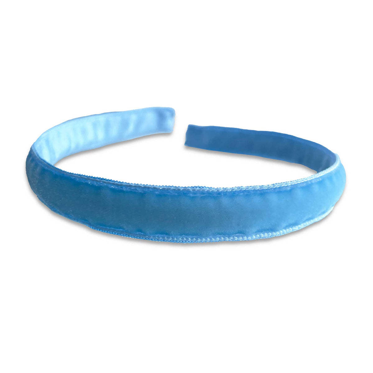 Eva's House Single Velvet Headband – Baby Blue
