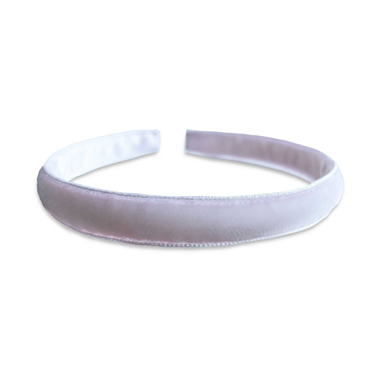 Eva's House Single Velvet Headband – Light Pink